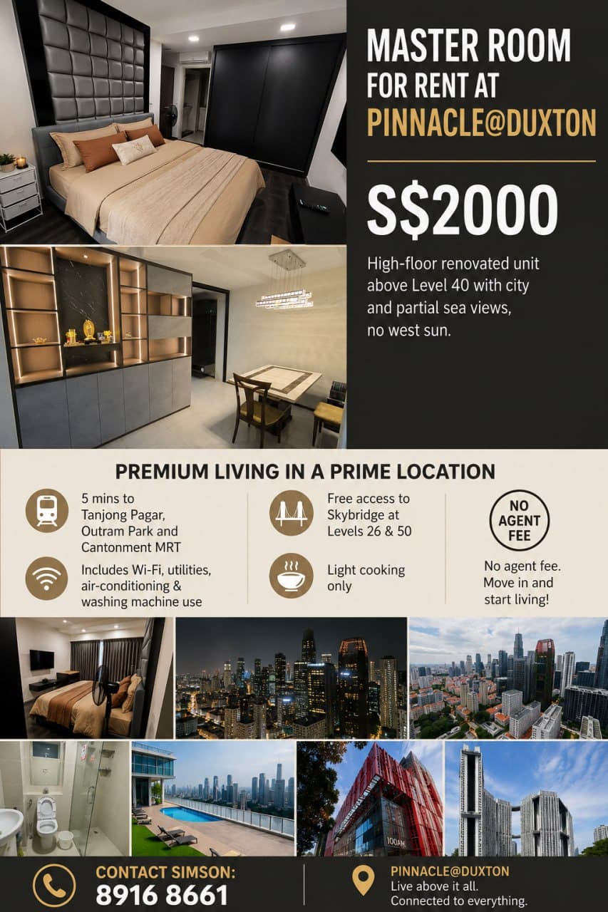 HDB ROOM in D3 Tiong Bahru