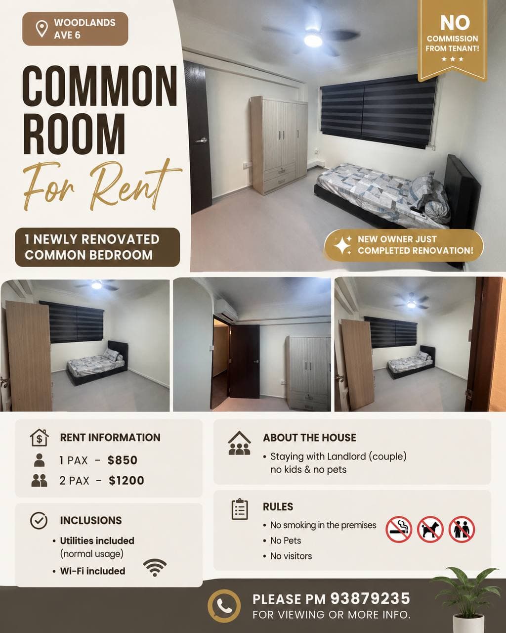 HDB ROOM in D25 Woodlands