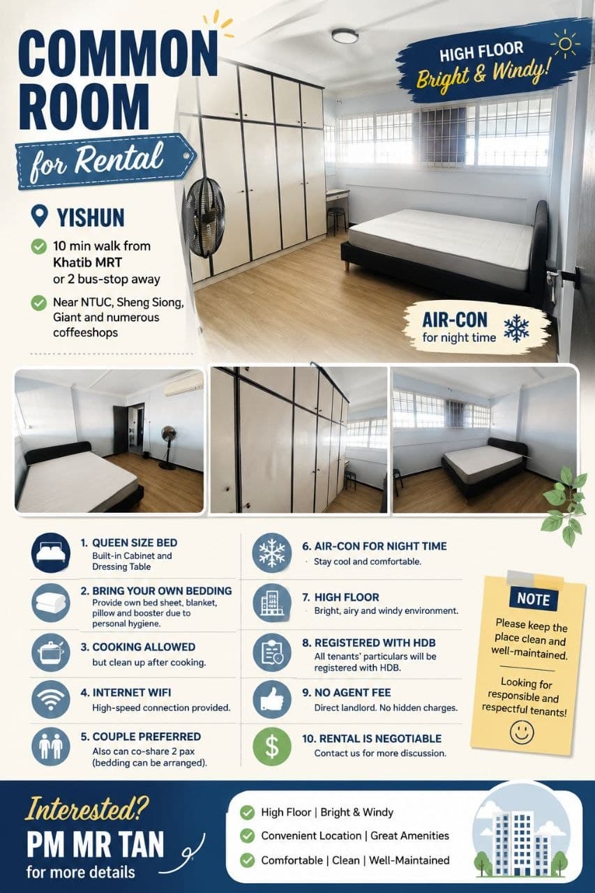 CONDO ROOM in D17 Changi