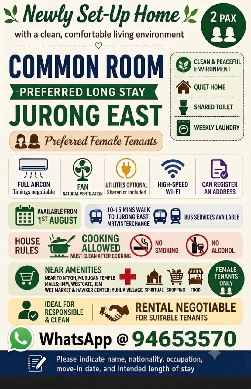 HDB ROOM in D27 Yishun
